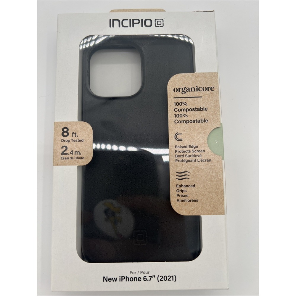 Incipio Organicore Series Hard Case for Apple‎ iPhone 13 Pro Max - Charcoal NIB